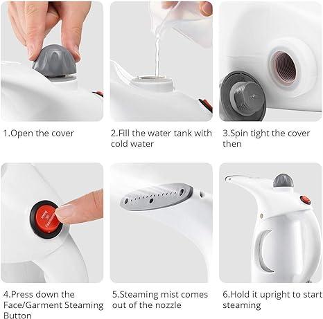 Best Portable Garment & Facial Steamer Iron Brush - Indiazon

