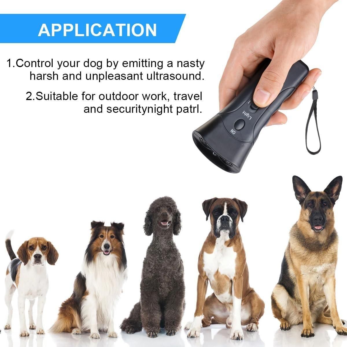 Best Ultrasonic Dog Chaser with Flashlight - Indiazon

